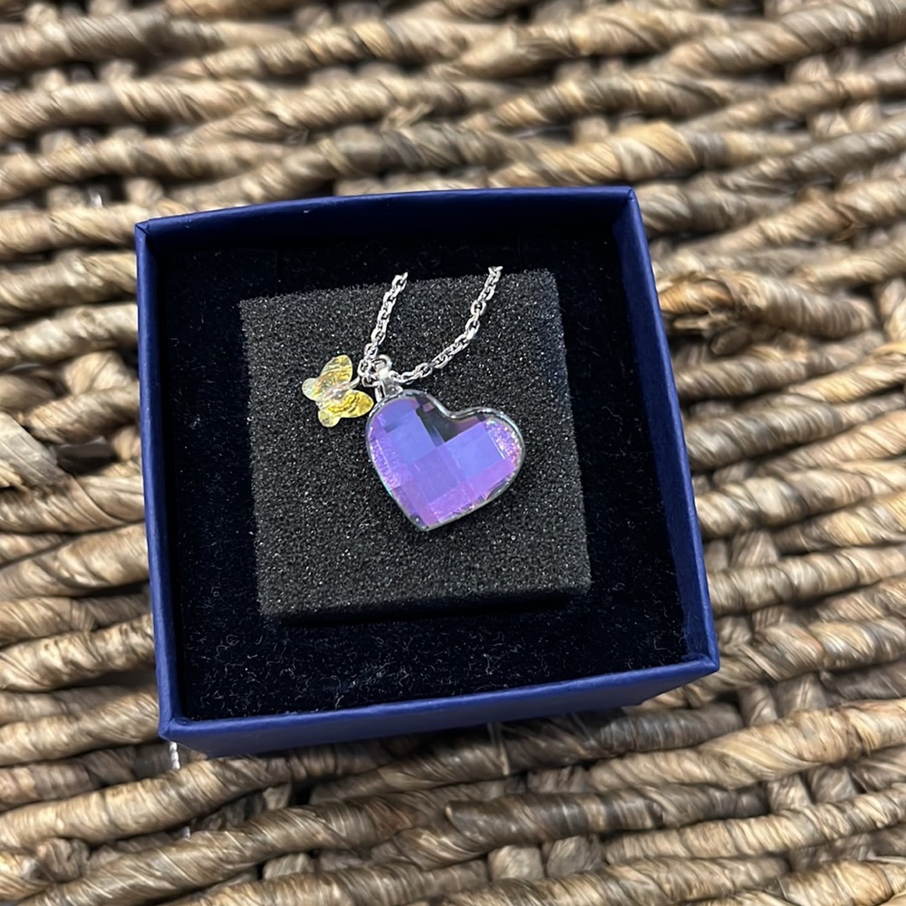 Swarovski 🌟 Beautiful Heart & Butterfly Necklace